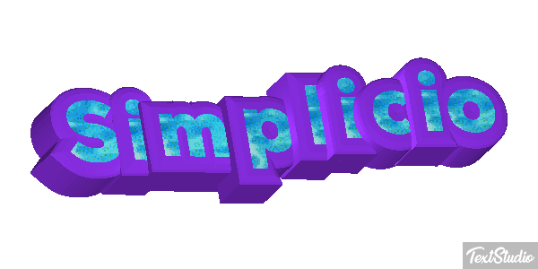 Simplicio Texteffekt