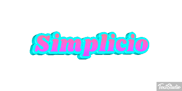 Simplicio Texteffekt