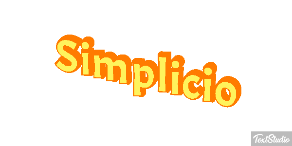 Simplicio Texteffekt
