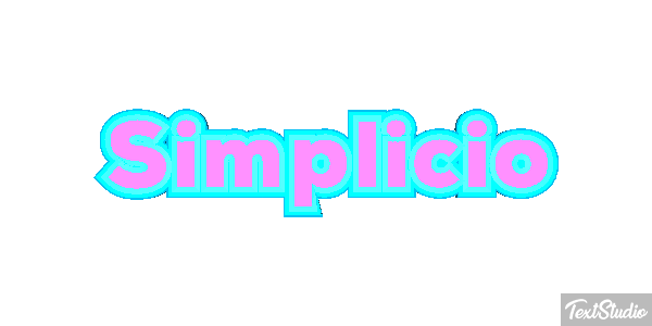 Simplicio Texteffekt