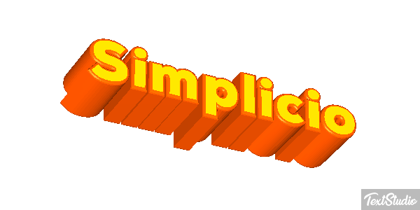 Simplicio Texteffekt
