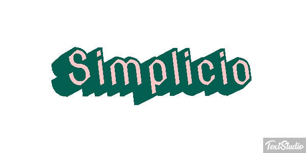 Simplicio Texteffekt