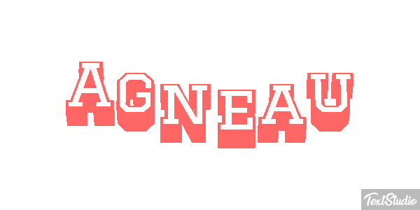 Agneau Effet de texte