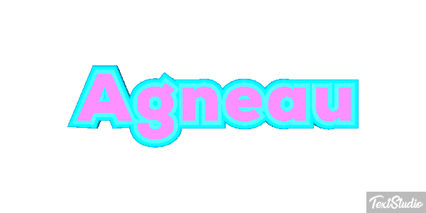 Agneau Effet de texte