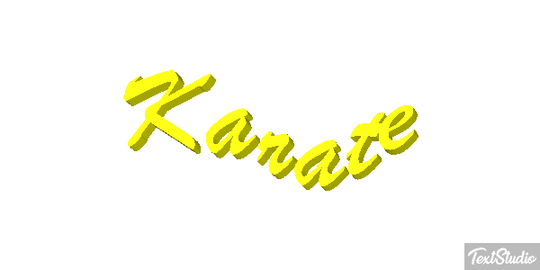 Karate テキスト効果