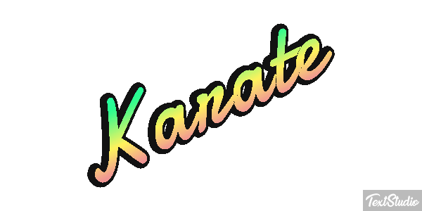 Karate テキスト効果