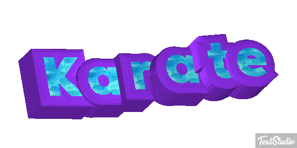 Karate テキスト効果