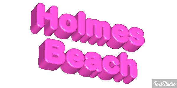 Holmes Beach テキスト効果