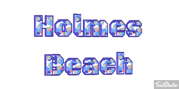 Holmes Beach テキスト効果