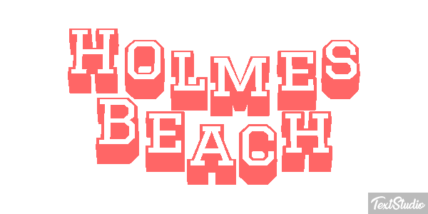 Holmes Beach テキスト効果