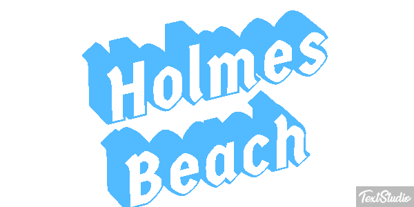 Holmes Beach テキスト効果
