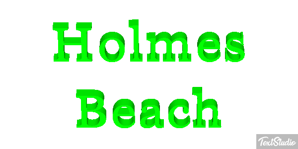 Holmes Beach テキスト効果