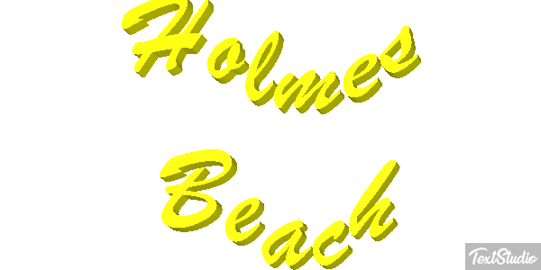 Holmes Beach テキスト効果