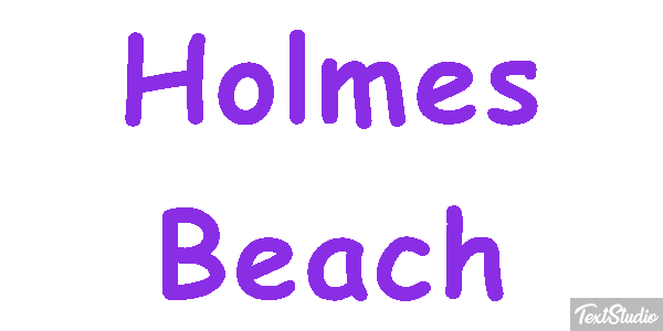 Holmes Beach テキスト効果