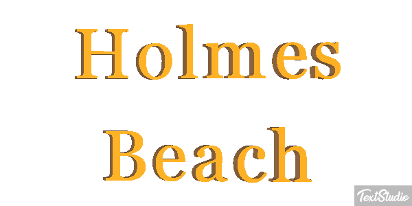 Holmes Beach テキスト効果