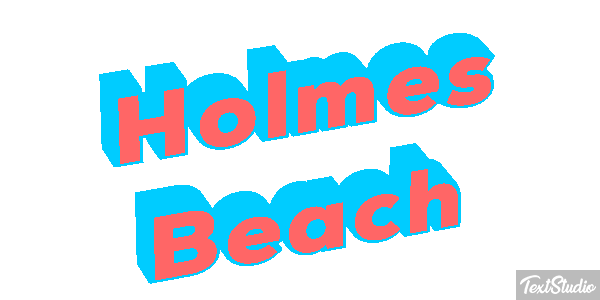 Holmes Beach テキスト効果