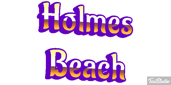 Holmes Beach テキスト効果