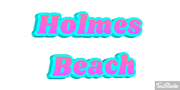 Holmes Beach テキスト効果