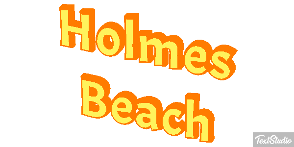 Holmes Beach テキスト効果