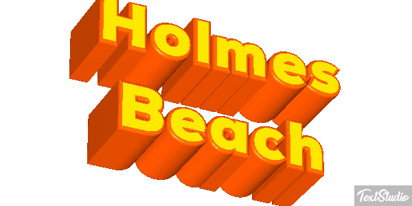 Holmes Beach テキスト効果