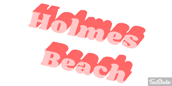 Holmes Beach テキスト効果