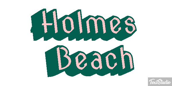 Holmes Beach テキスト効果