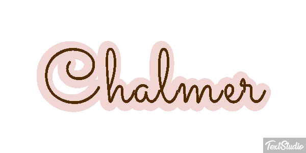 Chalmer Text effect