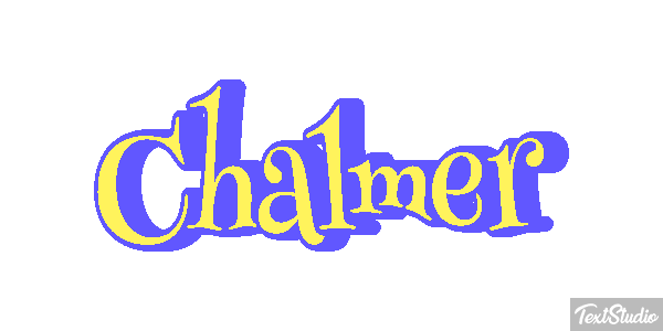 Chalmer Text effect