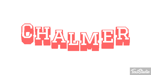 Chalmer Text effect