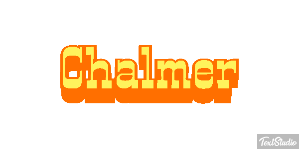 Chalmer Text effect