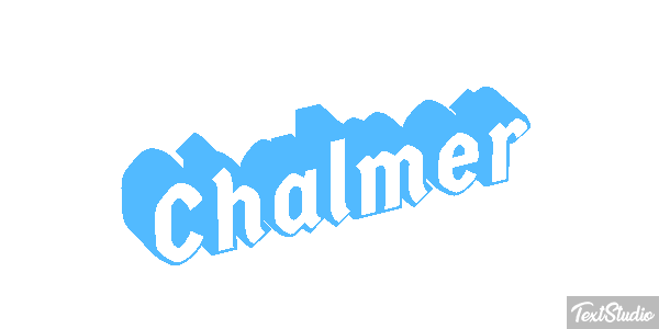Chalmer Text effect