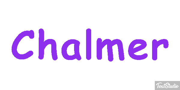 Chalmer Text effect