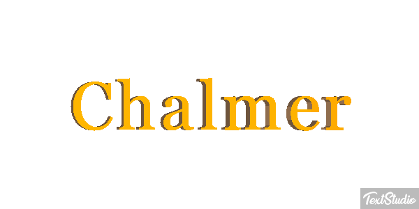 Chalmer Text effect