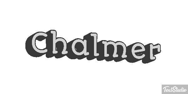 Chalmer Text effect