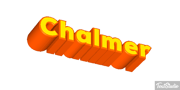 Chalmer Text effect