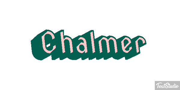 Chalmer Text effect