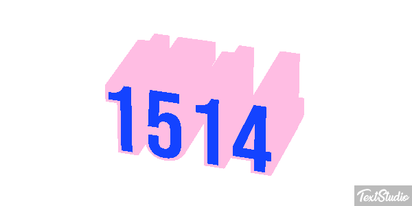 1514 Text effect