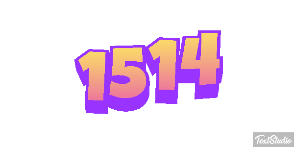 1514 Text effect