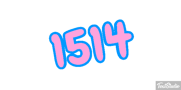 1514 Text effect