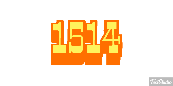 1514 Text effect