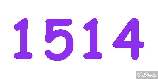 1514 Text effect