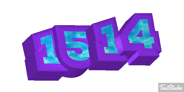 1514 Text effect
