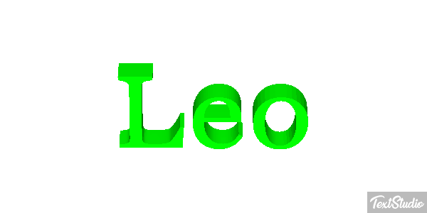 Leo Text effect