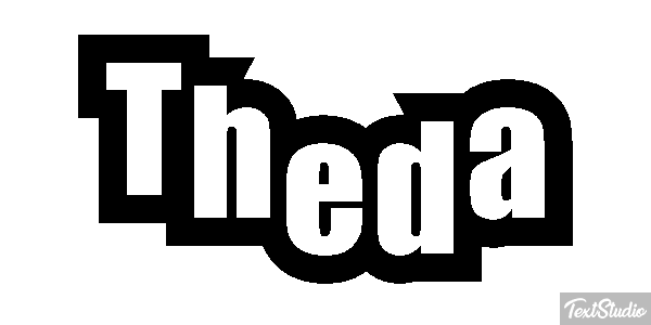 Theda Text effect