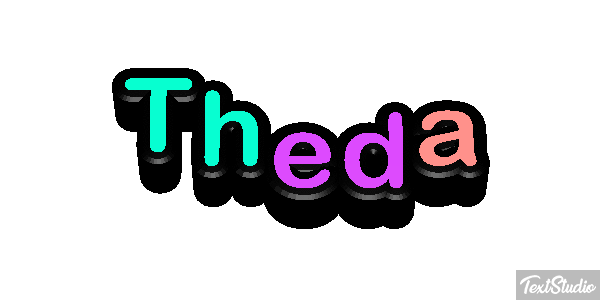 Theda Text effect
