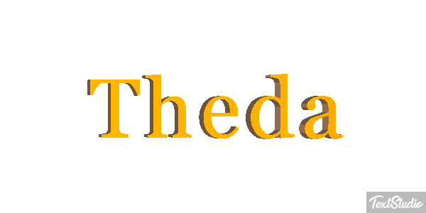 Theda Text effect