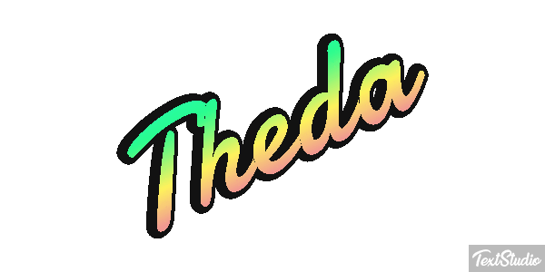 Theda Text effect