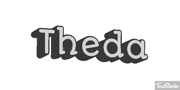 Theda Text effect