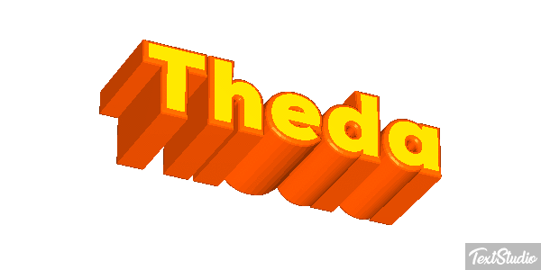 Theda Text effect