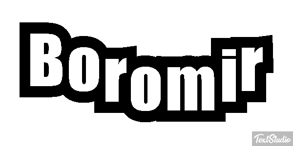 Boromir Text effect